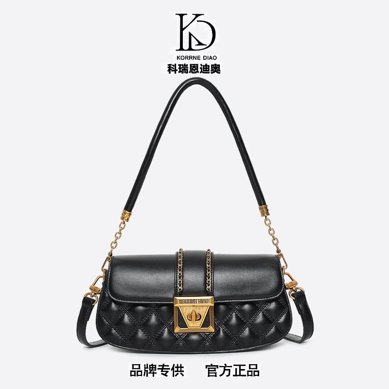 KORRNE DIAO 8083 - Túi xách nữ KORRNE DIAO Họa tiết ô trám sang trọng thanh lịch trang nhã. Túi xách nữ Kẹp Nách Đeo chéo Đeo vai. Bag Lady