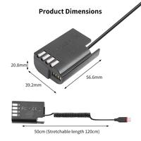 Gambar KingMa USB Type C Dummy Battery Adapter DMW-BLK22 Power Supply for Baterai Panason1c Lumix S5 GH5 G9 DMW BLK 22 dll dari hop market Kota Administrasi Jakarta Barat 3 Tokopedia