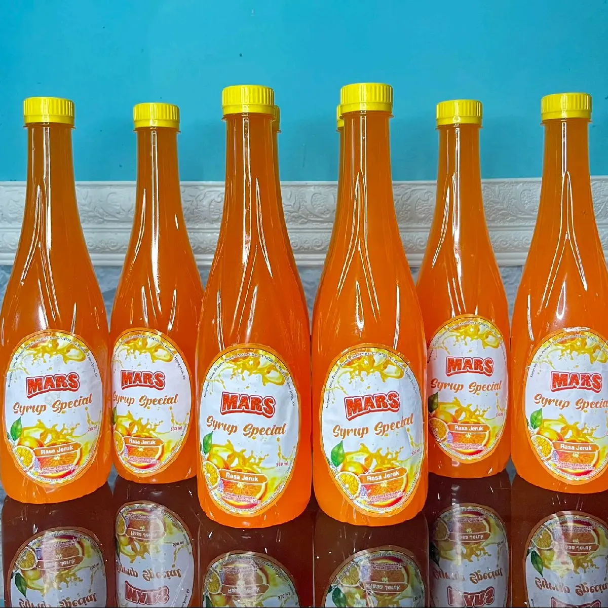 Sirup Mars manis seger jeruk Asli harga untuk 1dus isi 12 botol