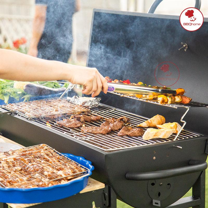 Bếp nướng than hoa dã ngoại ngoài trời bếp nướng BBQ Home cao cấp 05 Lò nướng T900
