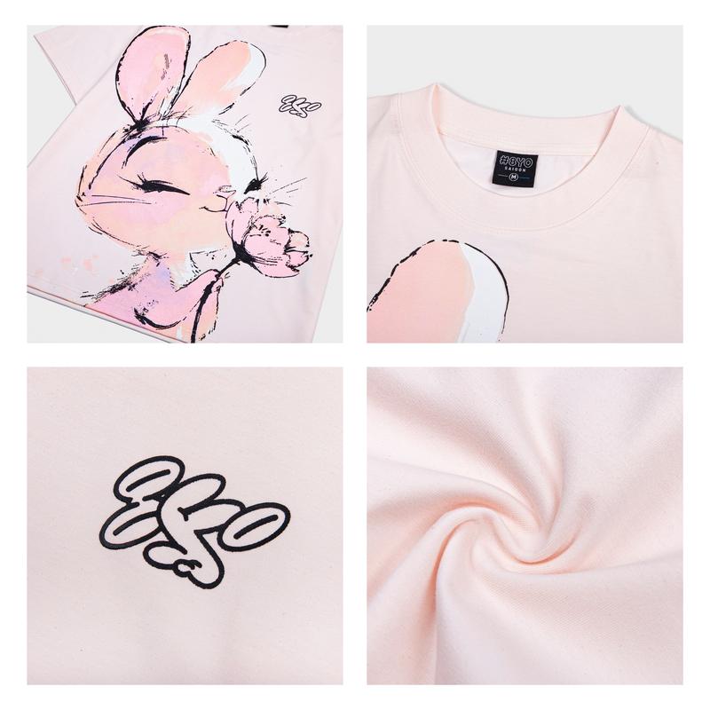 Áo Thun 8YO RABBIT Tee Cotton Mềm Mịn Mát - Áo Phông Cổ Tròn Local Brand Unisex Nam Nữ Form Rộng | BigBuy360 - bigbuy360.vn