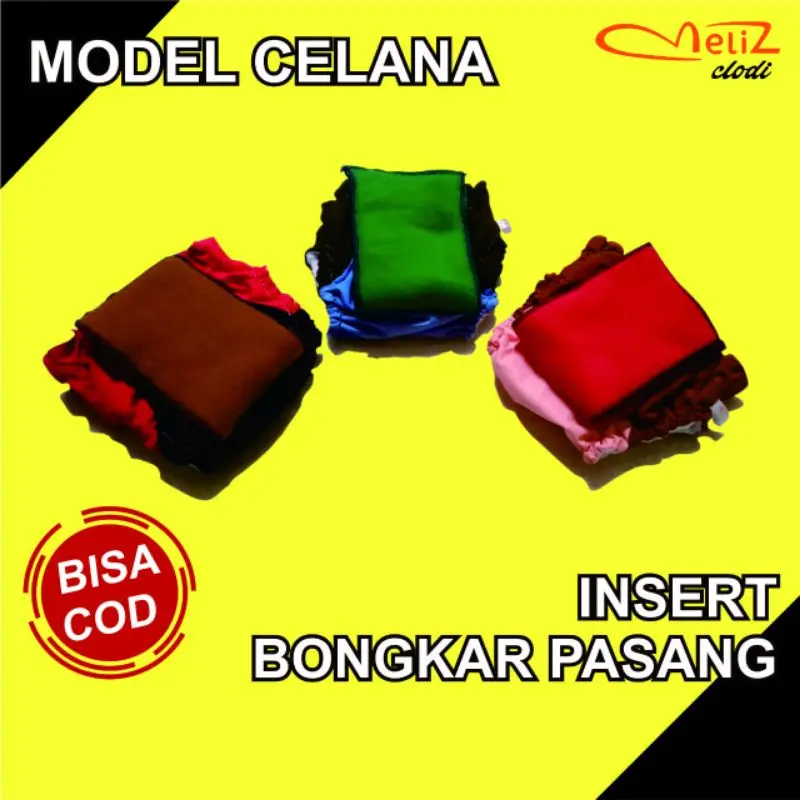 clodi popok bayi cuci ulang AIO PANTS bongkar pasang,BB 7-20 kg