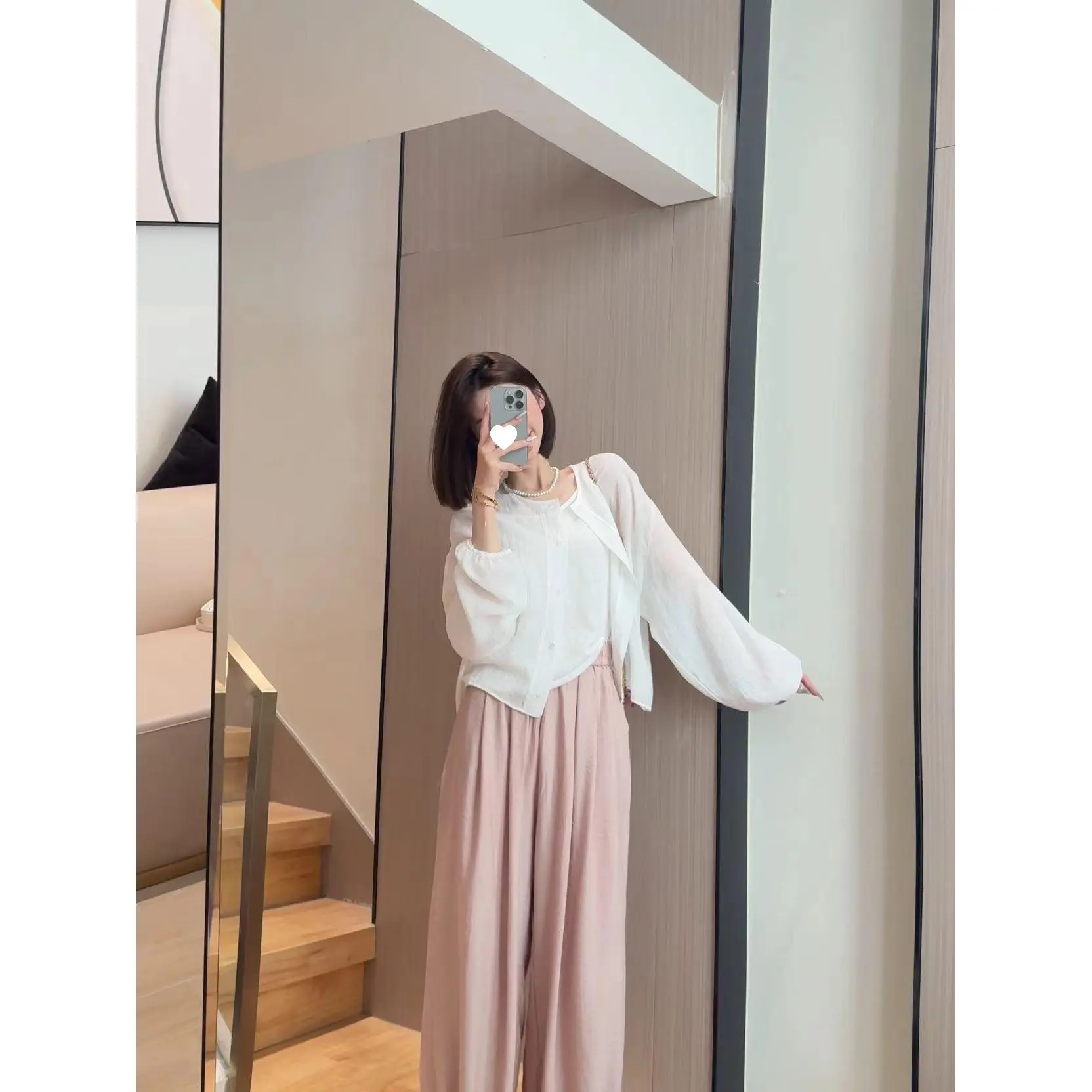 Long Sleeve Sun-Protection Overshirt Fashion Casual Simple All-Match 2024 Summer New Slim Fit Slim Flab Hiding