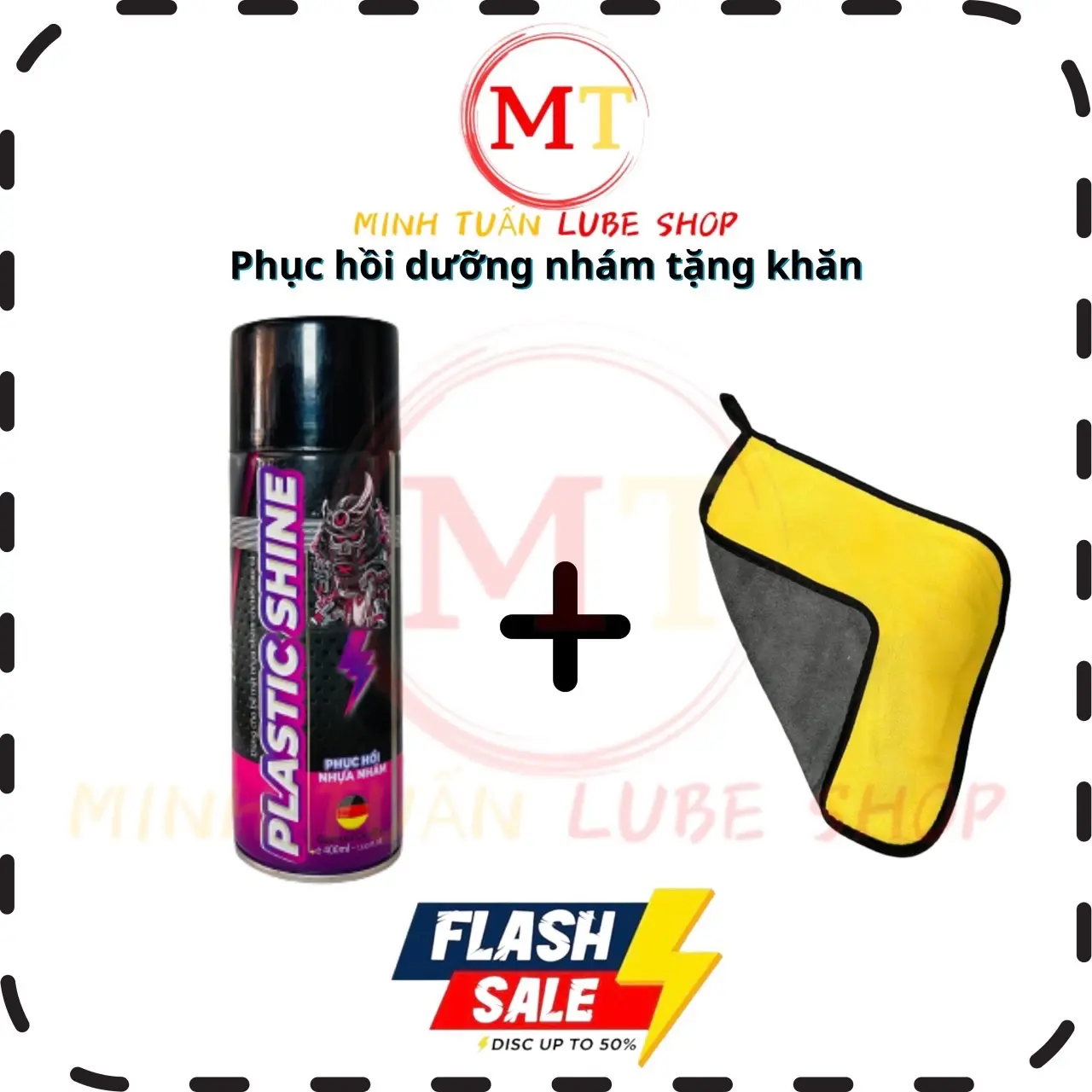 PHỤC HỒI NHỰA NHÁM  TẶNG KÈM KHĂN