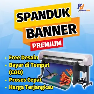 CETAK SPANDUK BANNER BACKDROP | FREE DESAIN, MURAH CEPAT