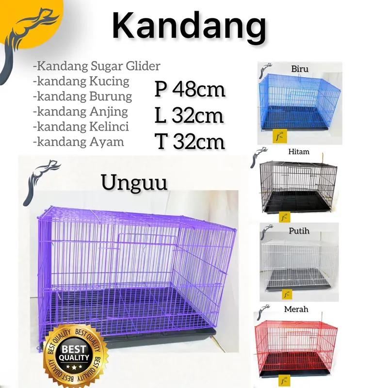 KANDANG SUGAR GLIDER , KUCING , ANJING , KELINCI , KANDANG KUCING KANDANG MUSANG KANDANG TUPAI Anjing & Kucing Purple kandang  kucing kandang  kucing kandang  kucing cage 1
