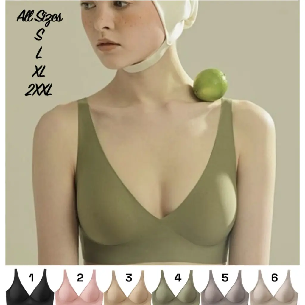 Suji Bra Japanese SUJI Bra Pushup Seamless Bra Light Weight Bra Straps Spring Comfort