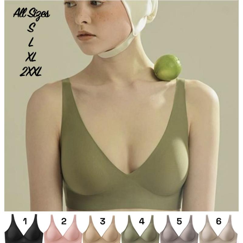 Suji Bra Japanese SUJI Bra Pushup Seamless Bra Light Weight Bra Straps Spring Comfort 0