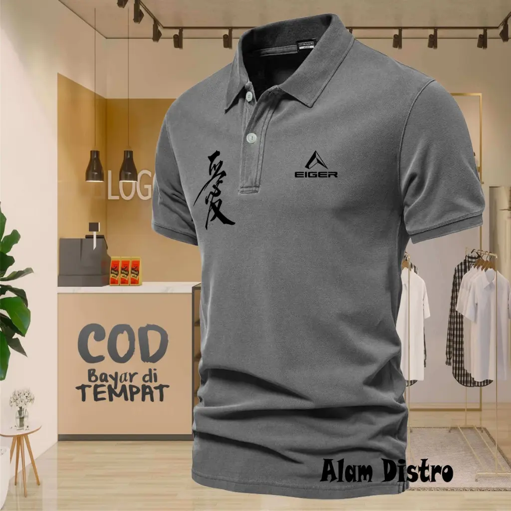 HITAM Polo Collar Long Rilex Text Black Quality T-Shirt Collar Adult Shirt/T-Shirt Men Polo/T-Shirt Uniform
