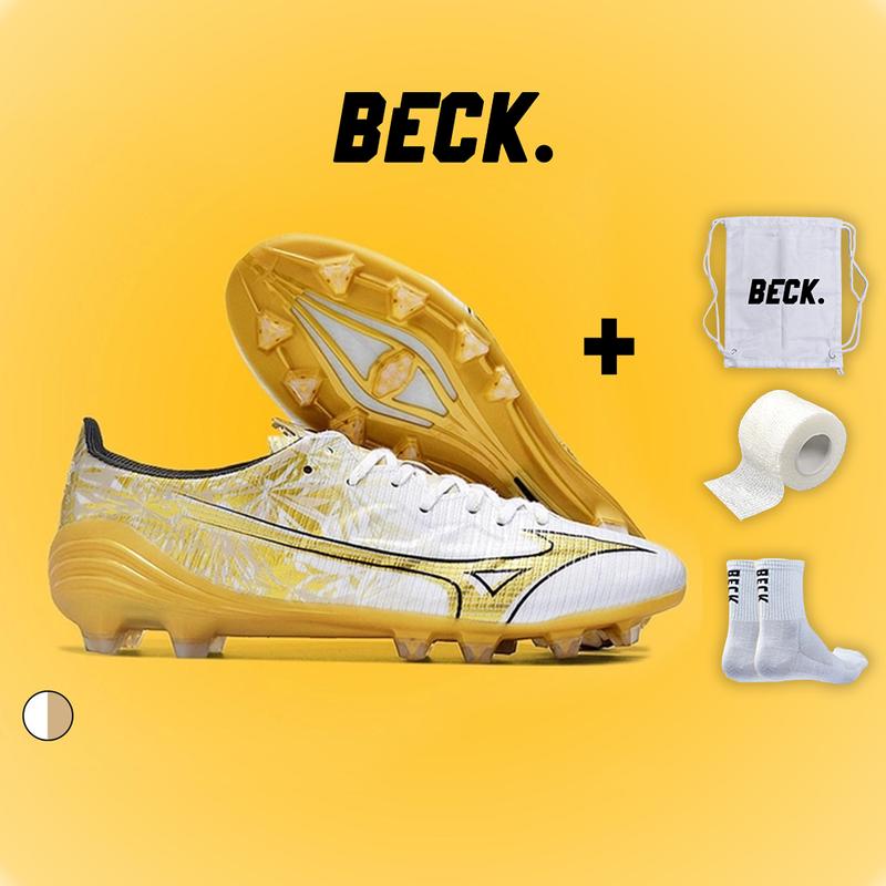 Giày Bóng Đá Mizuno Alpha Elite SOCCER BECK,Tặng Quà,Đế Đinh FG, Bám Sân, Các Phối Màu Sắc, Sân Cỏ Tự Nhiên