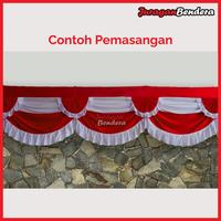 Gambar Backdrop Pocut | Background Risplang Merah Putih Panjang Dekorasi Kemerdekaan HUT RI - 5 Gelombang dari Juraganbendera Kota Surabaya 4 Tokopedia
