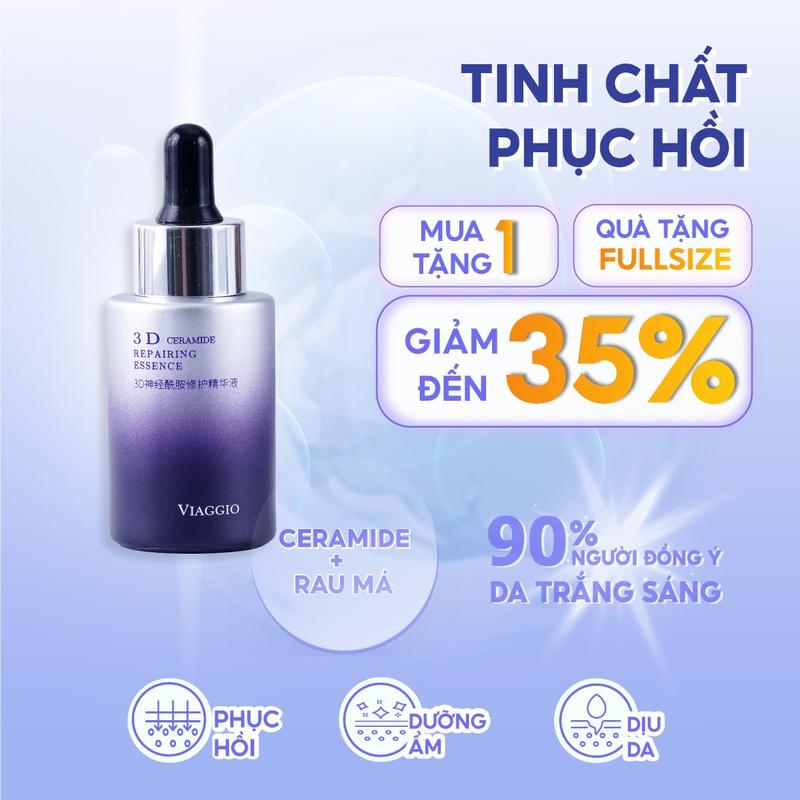 Serum Phục Hồi Chuyên Sâu Làm Dịu Da VIAGGIO 30ml Skincare Nữ 1