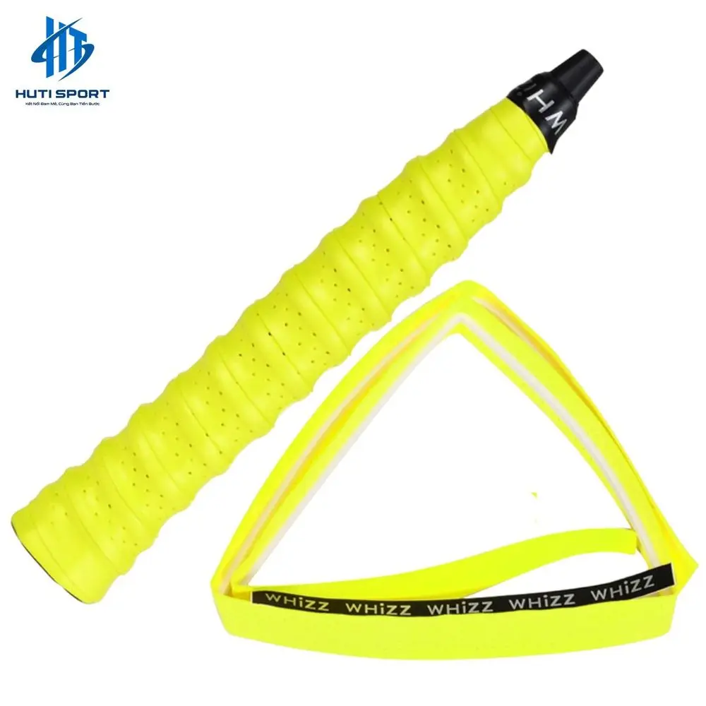 Cuốn Cán Vợt, Quấn Cán Vợt Gân Có Lỗ Whizz Giúp Thoáng Khí Chống Trơn Trượt Bám Tay Nhiều Màu Sắc