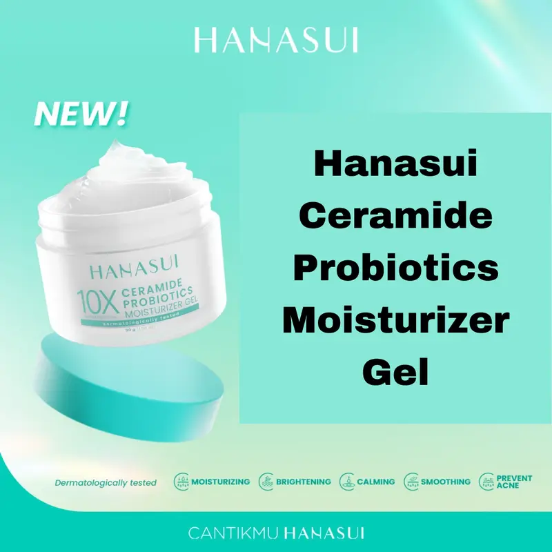 Hanasui Ceramide Proviotics Moisturizer Gel | Pelembab Wajah Hanasui 0