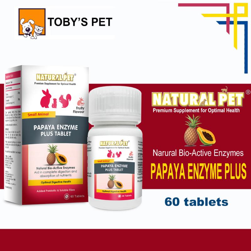 Product Introduction of Natural Pet Papaya Enzyme Plus Tablet  60 Tablets 0