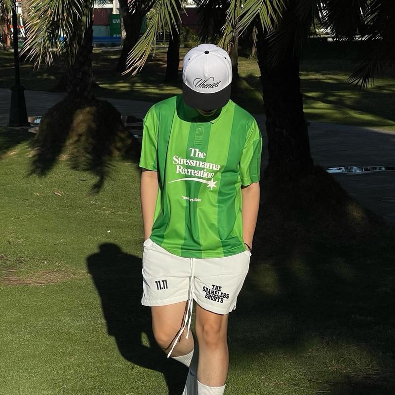 [HẾT HÀNG] Shameless Club | Quần Short Dù Nhăn Lót Lưới Họa Tiết Thêu Nổi Form Trên Đầu Gối QS.001 Unisex 6