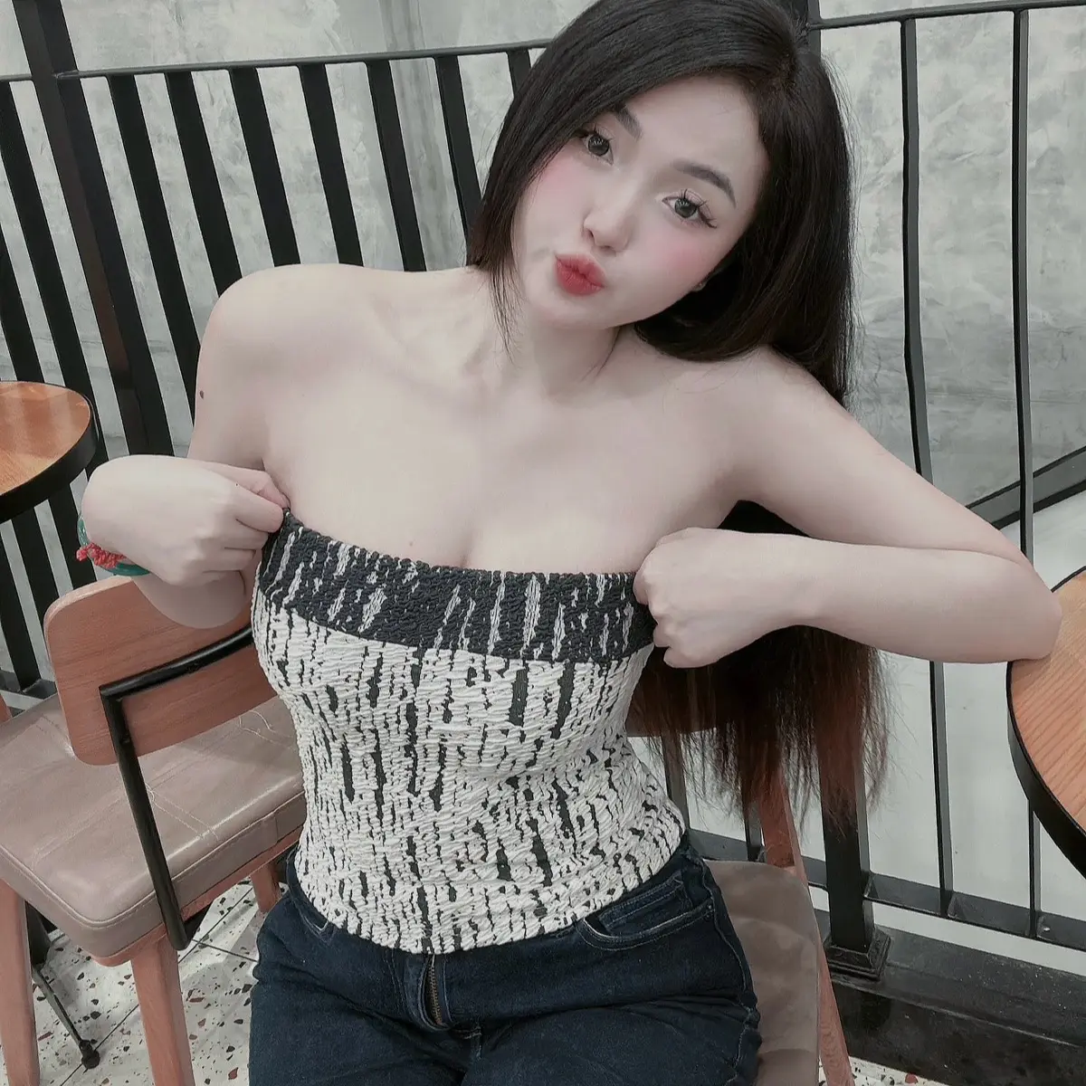 Áo Quây Hoạ Tiết Mix Màu Women 13.AU cutie