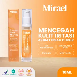 Mirael (Travel Size) Serum Pencerah Ketiak dan Anti Iritasi Setelah Cukur - After Shaving Serum dengan Niacinamide