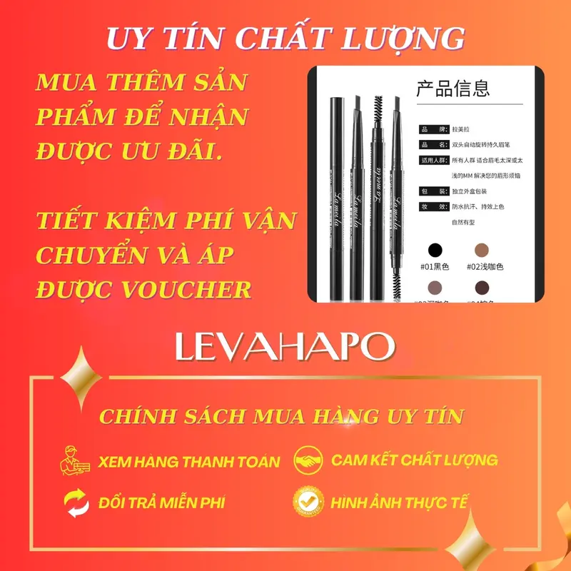 Chì Kẻ Mày Trang Điểm  2 đầu chải mày Dụng Cụ Làm Đẹp Makeup Chăm Sóc Sắc Đẹp Vẽ Lông Mày-CKM06 8
