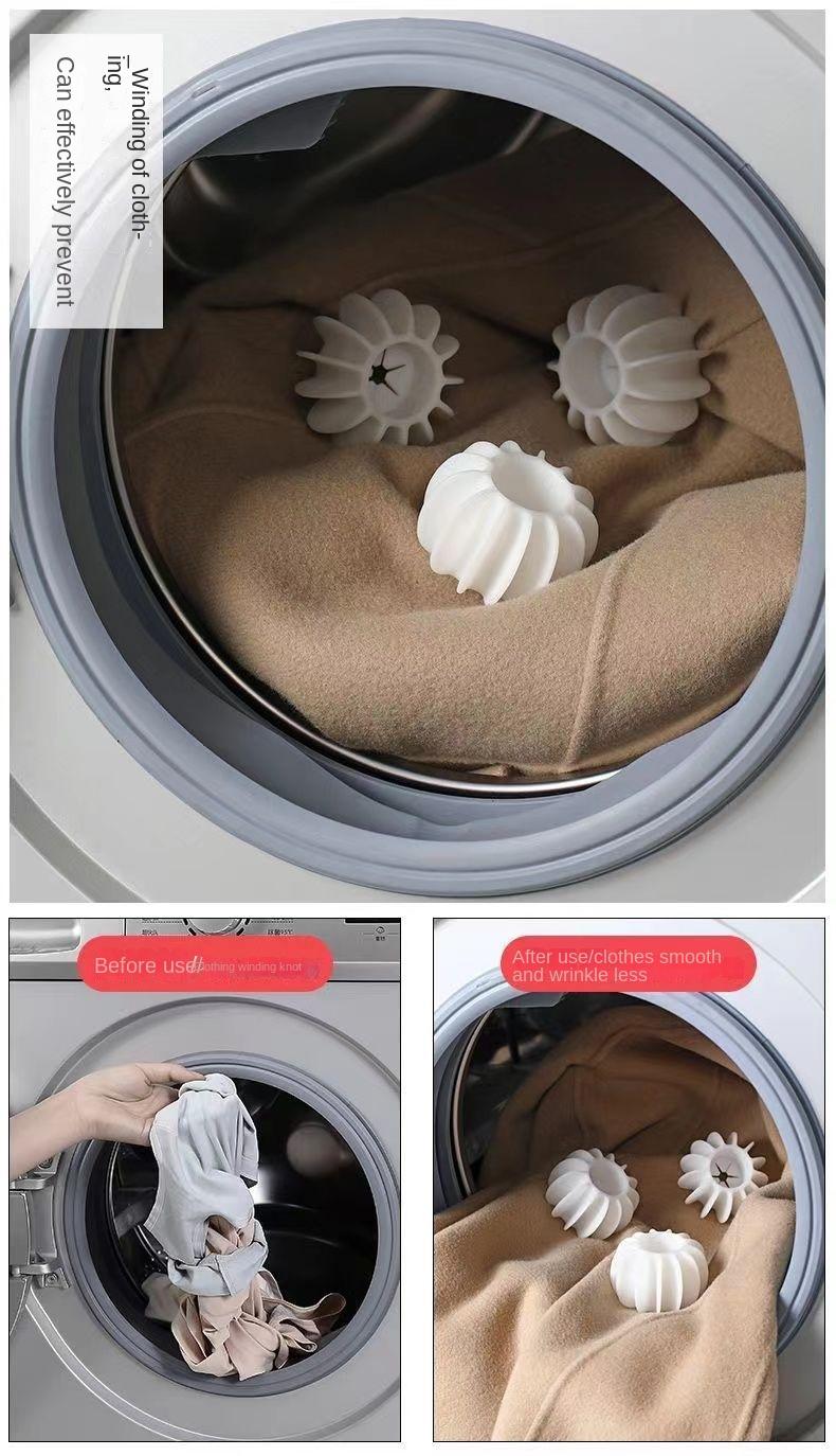 Product Introduction of Anti tangling laundry ball, prevents clothes from tangling and tangling during the washing process, suitable for various brands of washing machines. Simply put the laundry ball into the washing machine without complex operations 2
