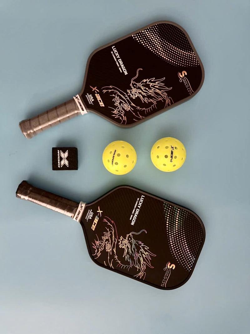 Product Introduction of Vợt pickeball ACE DRAGON 3k phiên bản đặc biệt,chế tạo sợi carbon 3k cao cấp,siêu bền,siêu nhẹ,phù hợp cho người mới chơi,hàng chính hãng.COMBO mua 1 vợt tặng 1 bọc đầu vợt,2 bóng trị giá 150k 6