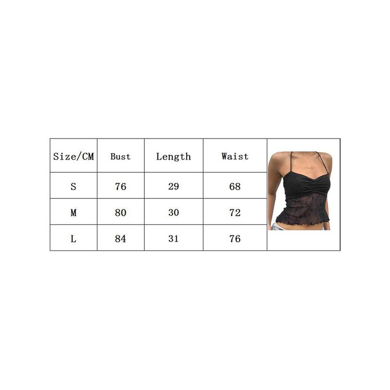 Product Introduction of Soft Women Vest, Sleeveless Lacing Halterneck Backless Flower See-through Patchwork Summer Tops for Club Party 0