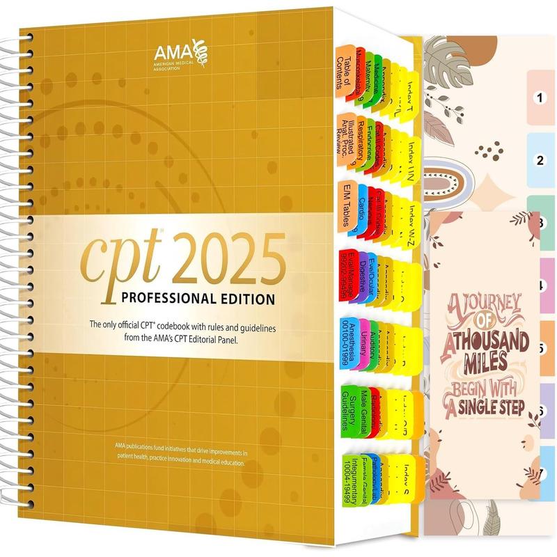 Cpt Code Index Index Tabs for CPT 2025 Professional Edition. Color-Coded an - TikTok Shop