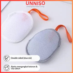 UNNISO - Spons Sabun Jaring Double Side Foaming Net