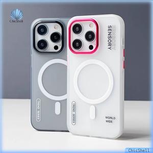 Ốp Điện Thoại Từ Tính, Nhám, Dành Cho iPhone 11, 12, 13, 14, 15 Pro Max, 16 Pro Max, Chống Sốc, Tản Nhiệt, Tương Thích Với MagSafe