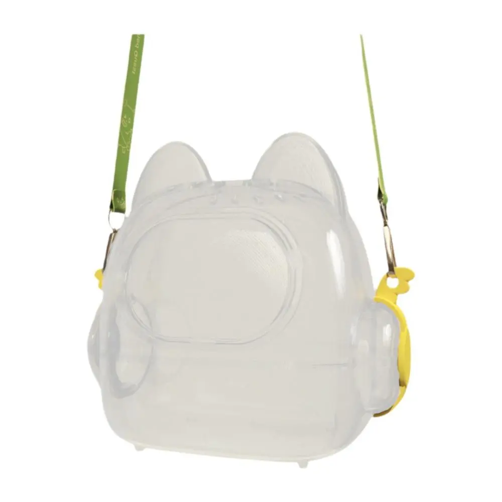 Hamster Carry Case Pet Outgoing Cage Transparent Outdoor Habitat Small Animal Carry Cage Chinchilla Cage, for Dwarf Hamster