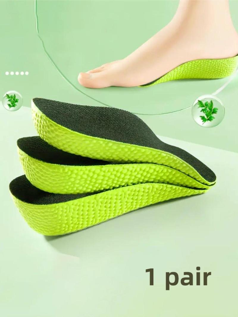Product Introduction of Unisex Simple Style Plain Color Height Increasing Insoles, 1 Pair Breathable Comfortable Arch Support  Insoles, Fashionable Shoes Accessories for Women & Men 10