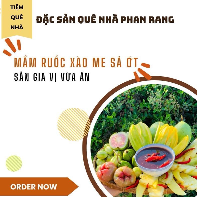 Mắm ruốc Phan Rang xào me,sả,ớt - Đã pha trộn sẵn gia vị vừa ăn - Đặc sản Phan Rang Ninh Thuận - Nước Sốt ,Cay - Tiệm Quê Nhà Chua