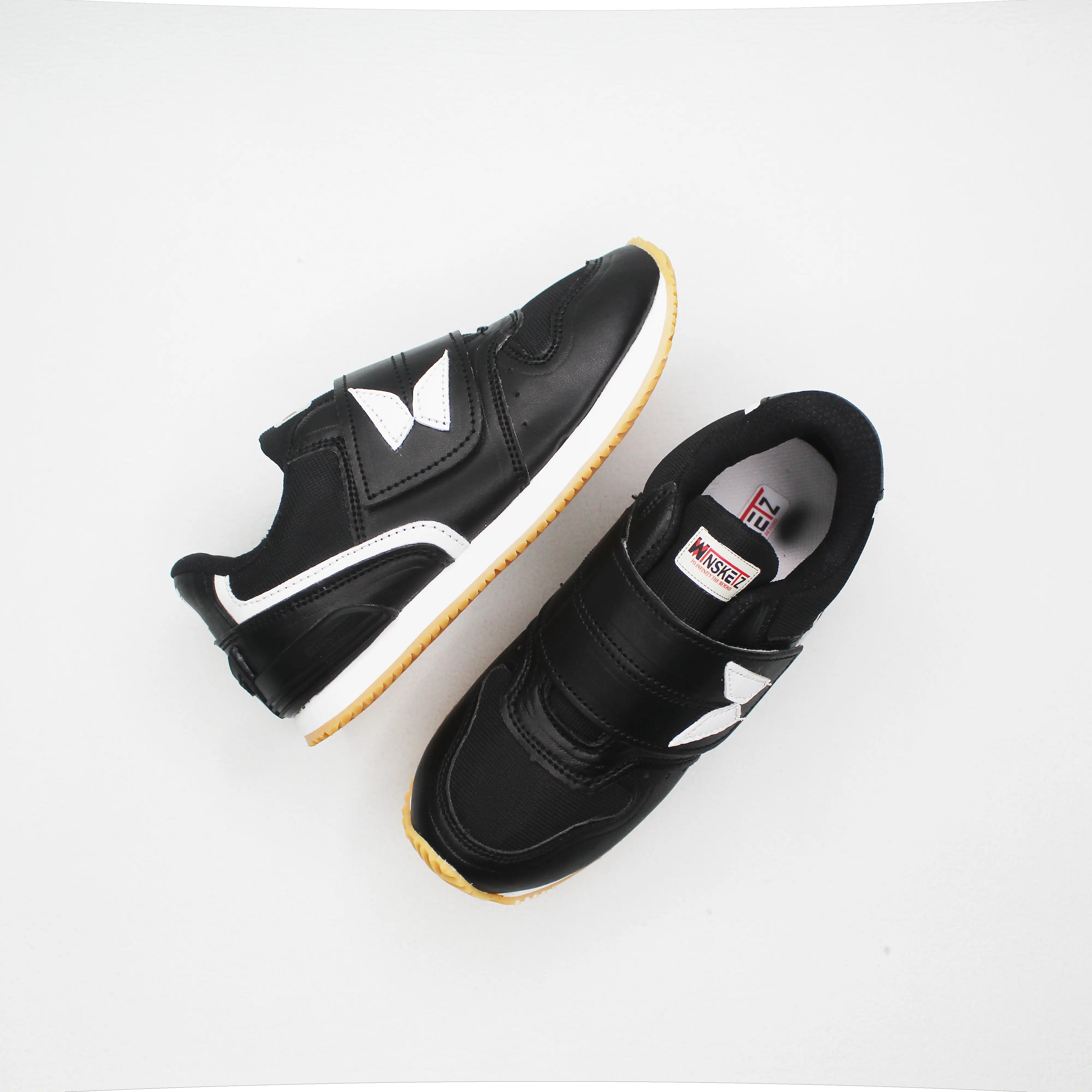 WINSKETZ - Sepatu Anak Laki-laki dan Perempuan Olahraga Sekolah Fashion Shoes Kids Fashion Original Premium - Neobie Black V2