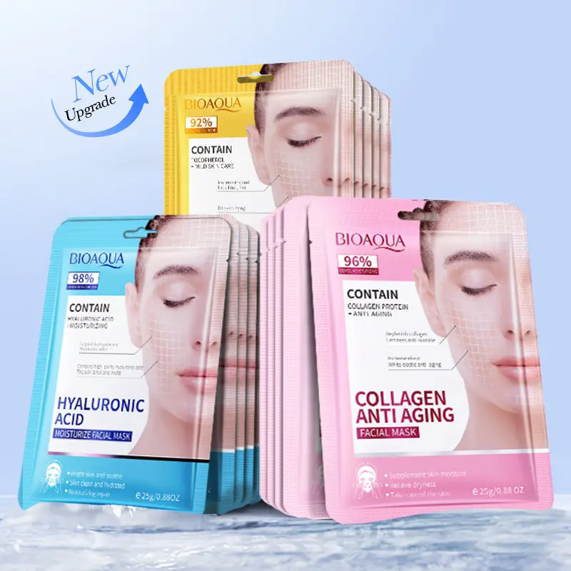 FJX-SHOP BIOAOUA Hyaluronic Acid Moisturizing Mask