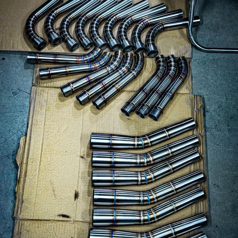 Cổ Pô ChepCM cho Satria Sonic Exciter 135 150 155 Winner - Size 32/51 - Inox 304 gia công