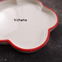 Gambar Piring Keramik Cantik Korea Design Retro Vintage Plate Toast Shape - Retro Purple dari Chefio Kitchenware Kota Tangerang 4 Tokopedia