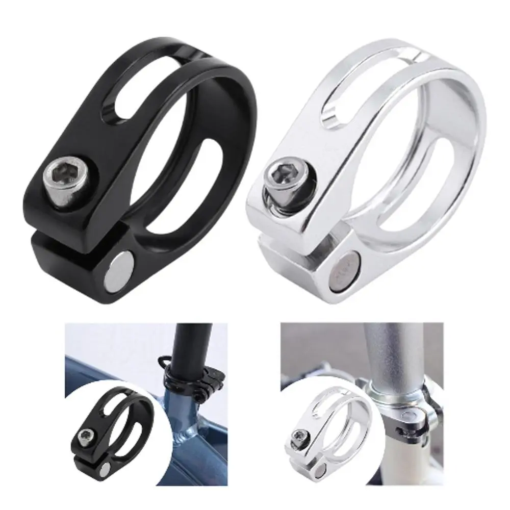 Bike Seat Post Clamp Bike Parts Hollow Replacement Screw Mount Lightweight  Seatpost Clamp Seat Tube Clip Seatpost Collar
