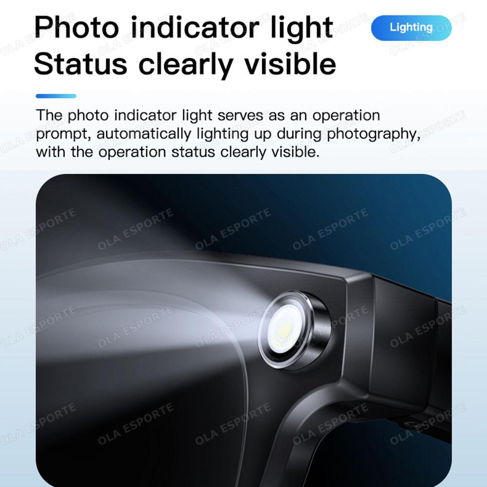 4K AI Smart Glasses Multifunctional Camera Bluetooth Call Voice Assistant Music Player Translate HD Glasses Earphone for Men New - Image 5