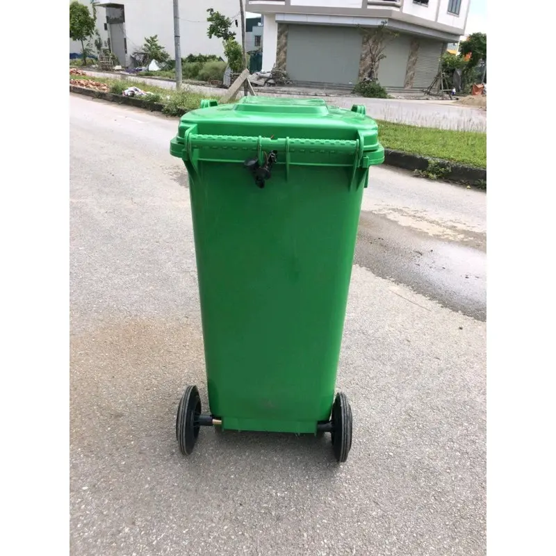 thùng rác nhựa công cổng 100L.túi đựng rác