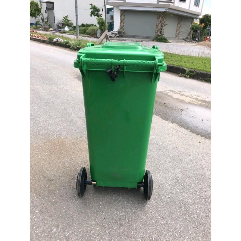 thùng rác nhựa công cổng 100L.túi đựng rác - TikTok Shop Vietnam