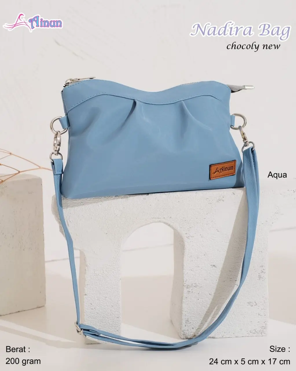 NADHIRA BAG DARI AINUN TAS SELEMPANG BISA COD
