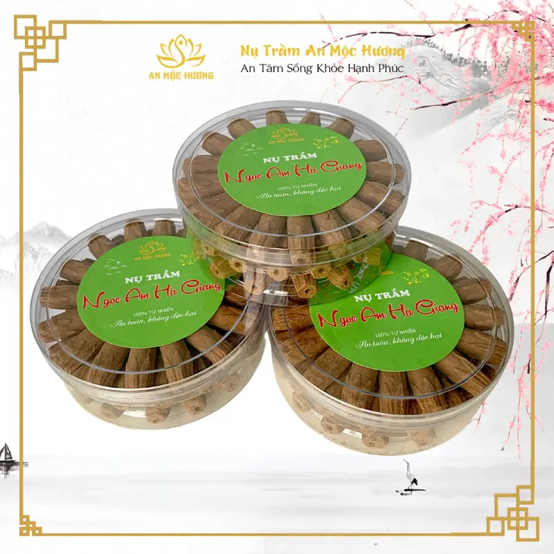 Nụ Trầm Ngọc Am Hà Giang 51 nụ, nụ trầm hương, ngọc am, nhang nụ, nhang thơm tự nhiên xông nhà 2