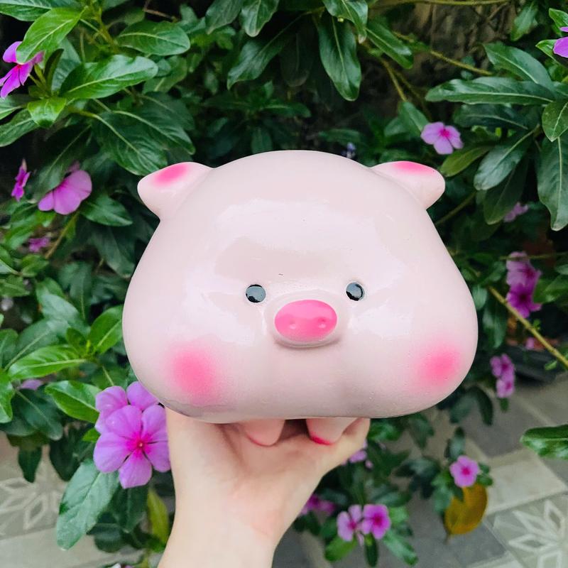 Ống heo tiết kiệm Má Phính Bánh Bao size to cực dễ thương | Quà tặng, tiết kiệm, decor [TRANG TRẠI HEO ĐẤT] 1