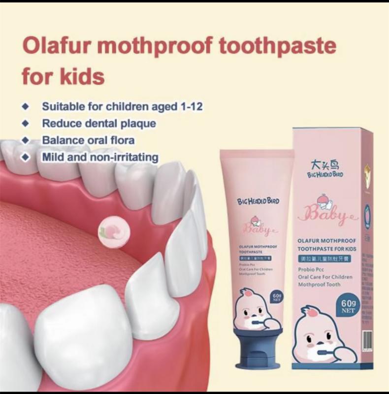 Buy 1 toothpaste get 1 toothbrush for free | Toothpaste & Toothbrush Set-Orafluor children's toothpaste for infants and young children, low fluoride, anti-caries and anti-tooth decay,Ages 1-12 4