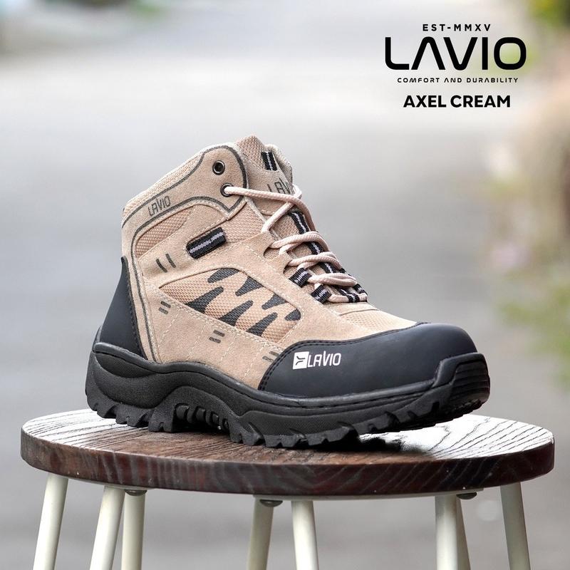 Lavio Sepatu Pria Wanita Unisex Safety Boots High Premium Quality Axel Booster Mood Hiking Proyek Outdoor sepatugununganakanaklaki Indonesia Navy Hiking Shoes 5