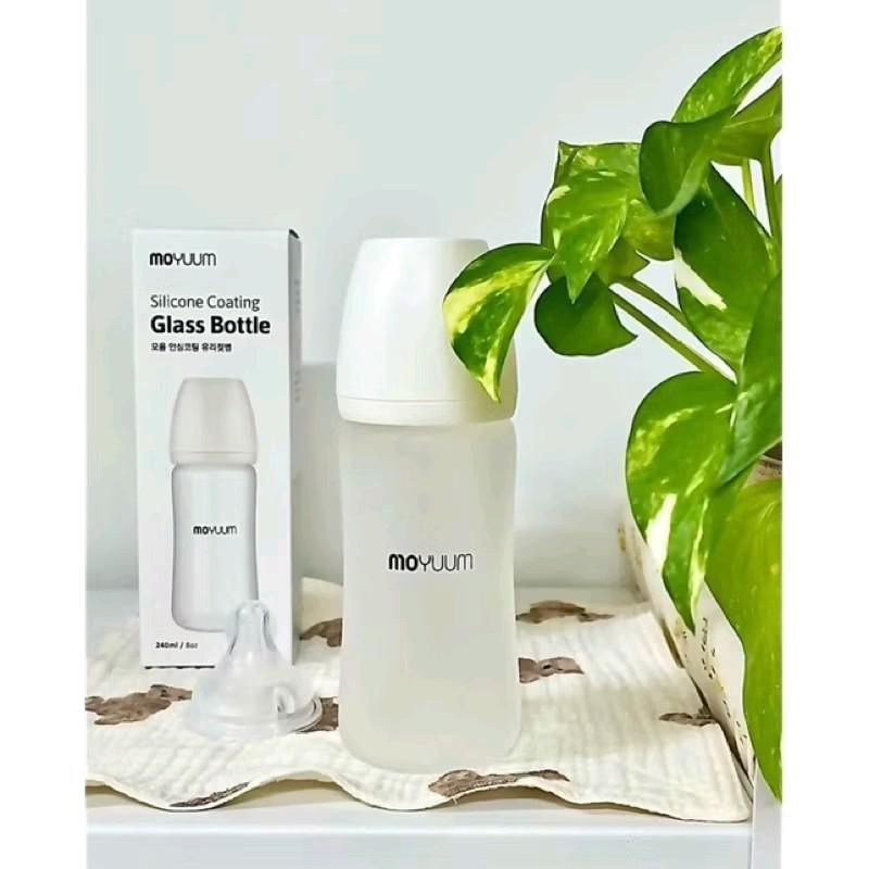 Bình trữ moy thủy tinh bọc silicon 150/240ml