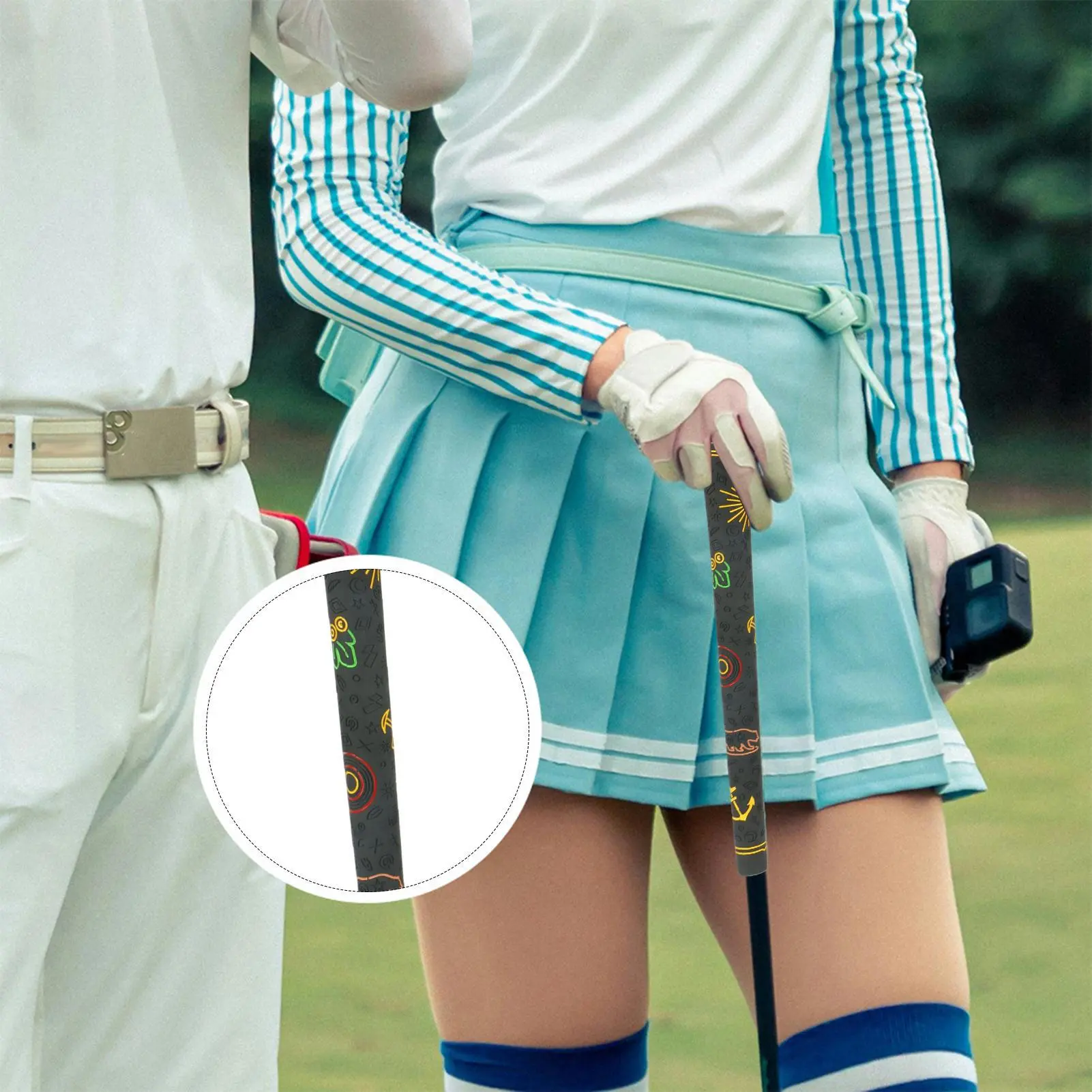 Golf Club Grips   High Feedback and Traction Golf Grip   Non Slip Rubber Grip  Golf Club Grip for Golfers Seeking Comfort   Control