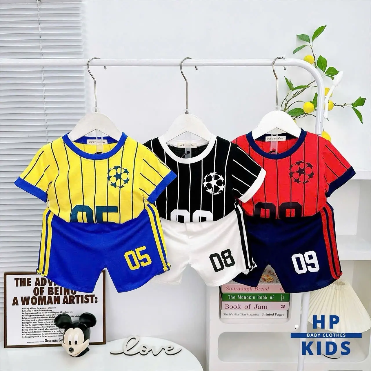 Bộ thun lạnh thể thao cho bé trai dễ thương-đẹp-độc đáo-bộ thể thao cho bé size (5-16kg)