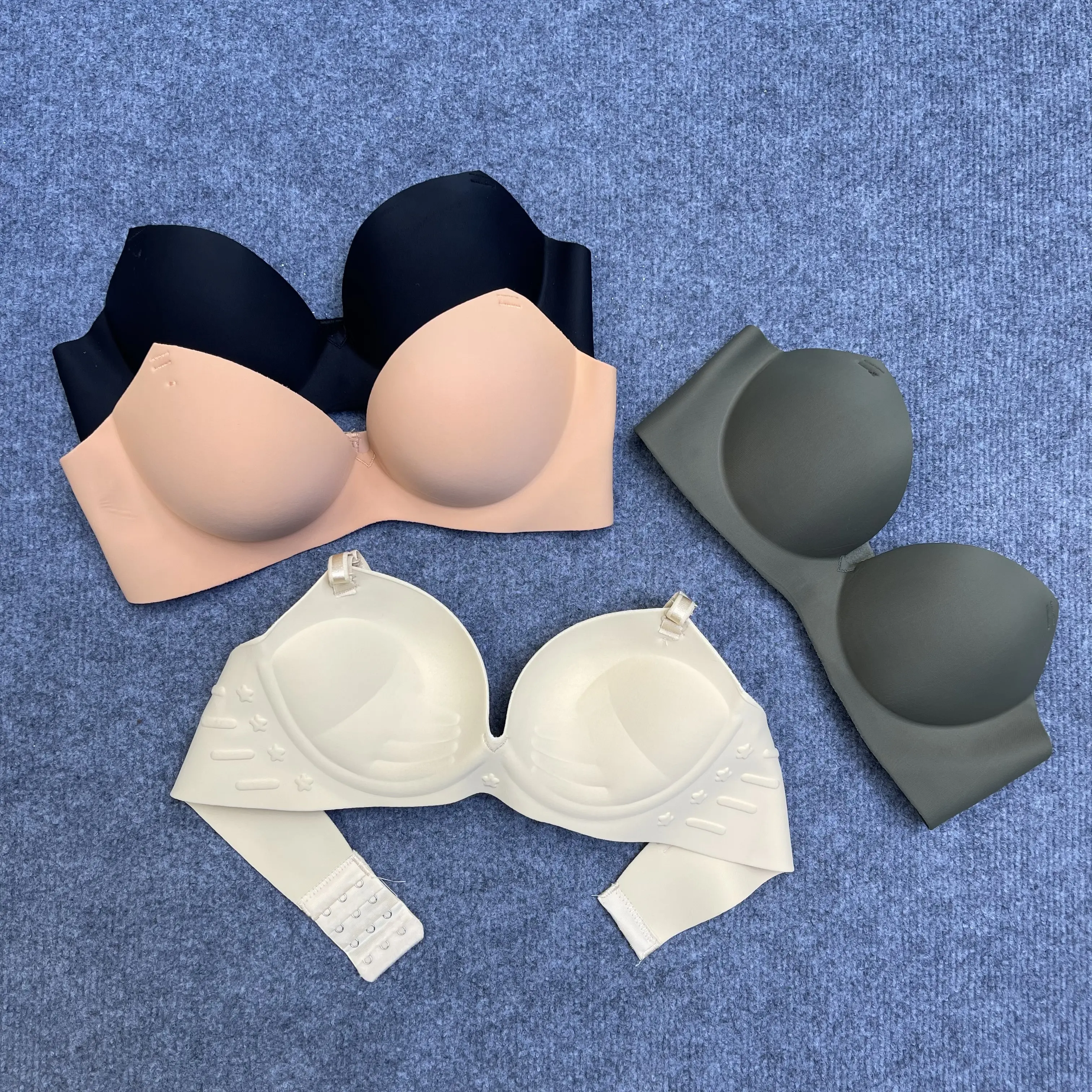 Combo 3 áo Lót nâng Ngực đệm dày 5 phân mút mềm êm không gọng , bảng màu Basic