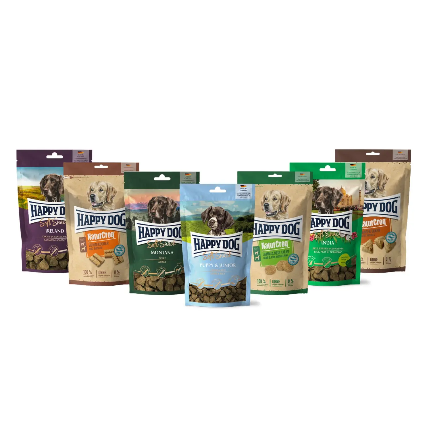 HAPPY DOG Soft Snack Mini & Sensible 100 GR Cemilan Treats Makanan Anjing Puppy Neuseeland Africa Ireland